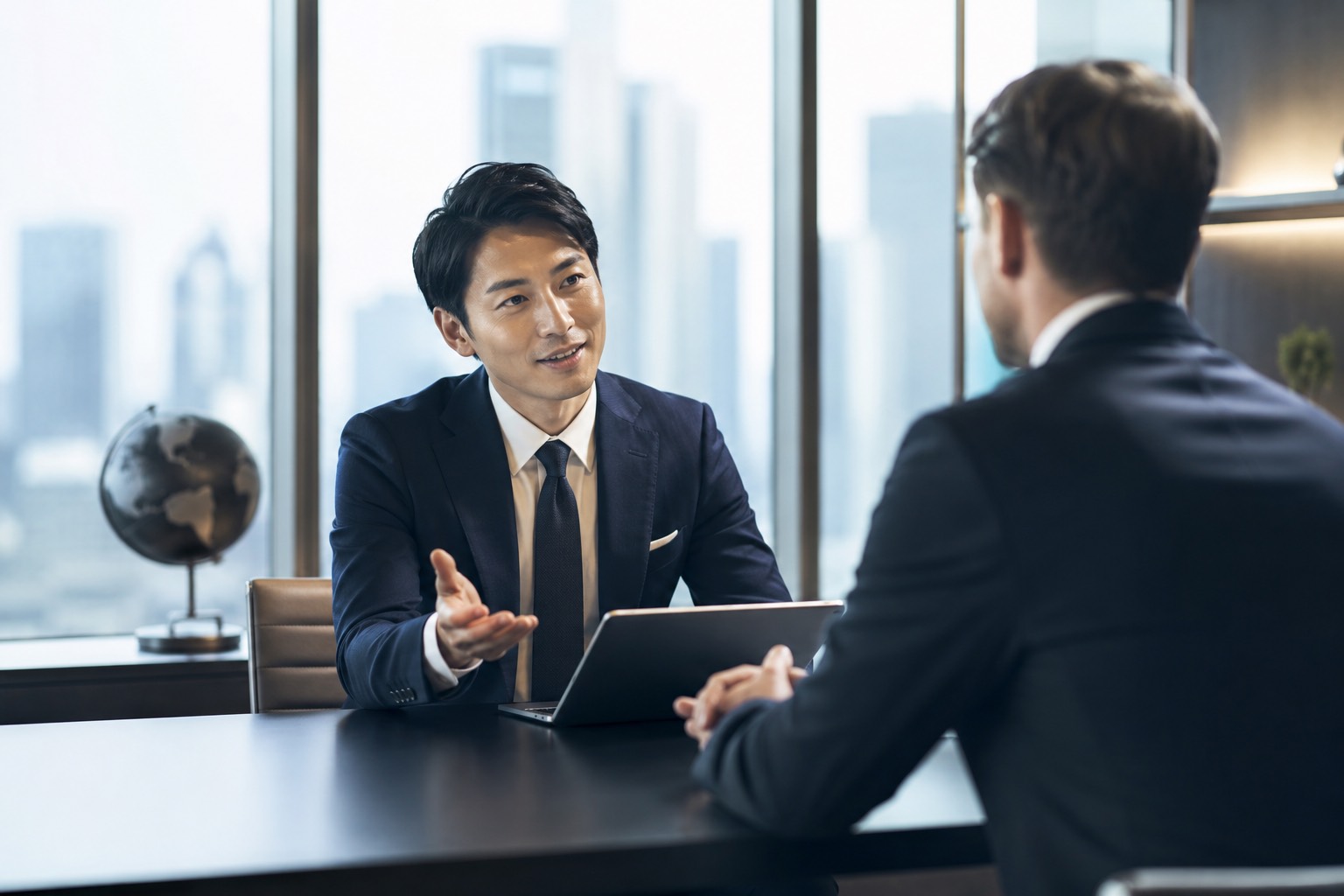 現地日本人駐在員が直接対応